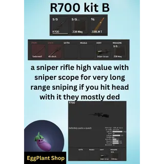 project dealta (later wipe) x1 R700 kit B