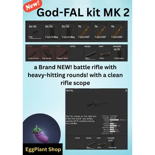 Project delta x1 God-FAL MK 2