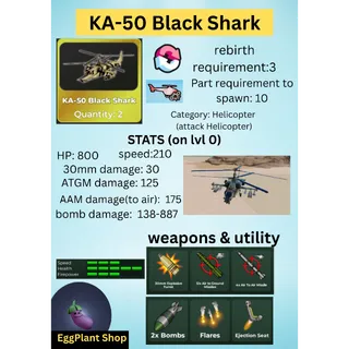 War Tycoon KA-50 Black Shark