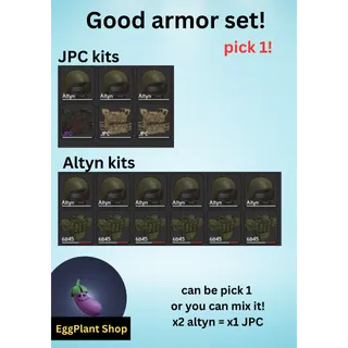  project dealta (2 week - wipe) Good armor set 