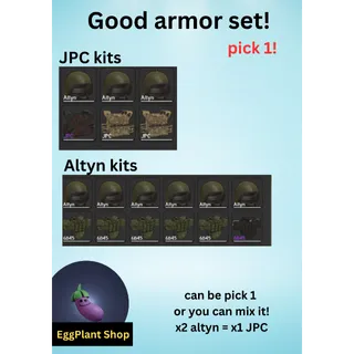  project dealta (later wipe) x1 good armor set