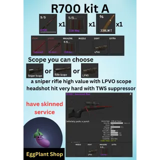  project delta (2 week - wipe) x1 R700 kit A