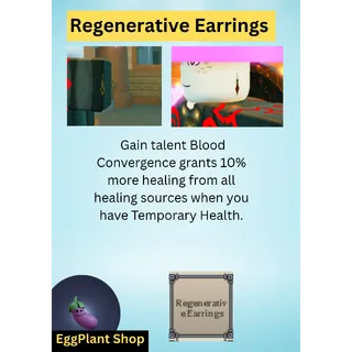 Deepwoken Regenerative Earrings