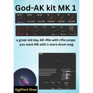 Project delta x1 God-AK MK 1