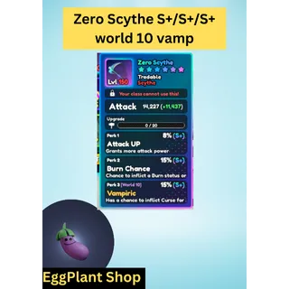 roblox world zero x1 zero vamp scythe