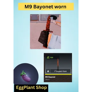 Counter Blox M9 Bayonet-Worn Value 700