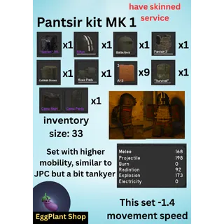  project delta (2 week - wipe) x2 Pantsir MK 1