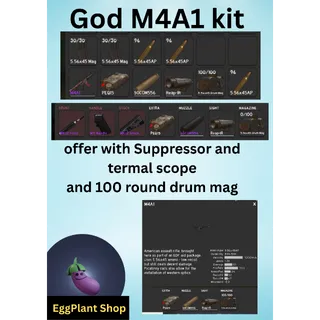  project dealta (2 week - wipe) x1 God M4A1 kit