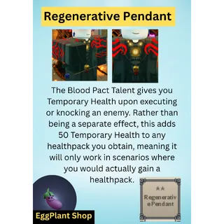Deepwoken Regenerative Pendant