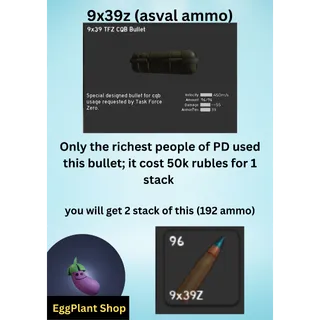 Project delta x128 9x39 Z ammo