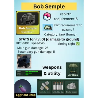 War Tycoon x1 Bob Semple