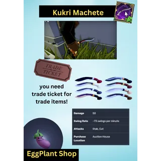 the wild west Kukri Machete