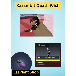 Counter Blox Karambit-Death Wish