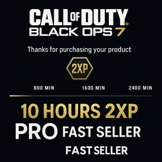 Call Of Duty BO7 10 HOUR Double XP