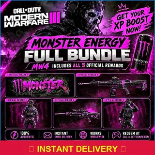 Call of Duty MW4 x Monster Energy Full Bundle