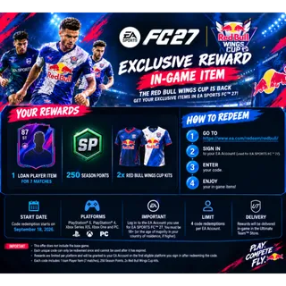 EA Sports Fifa 27 Red Bull Exclusive Rewards