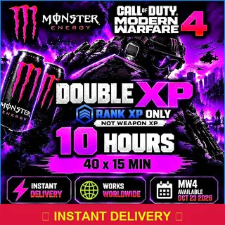 MW4 - 10 Hours Double XP Boost