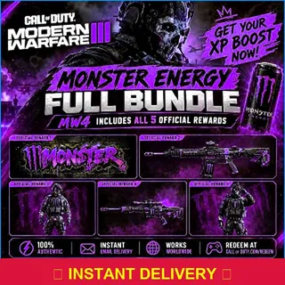 Call of Duty MW4 x Monster Energy Full Bundle