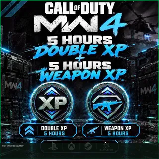 Call of Duty Modern Warfare 4 - 5 Hours Double XP + 5 Hours Double WXP
