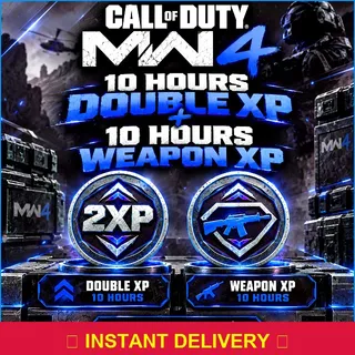 10 Hours Double XP + 10 Hours Weapon XP