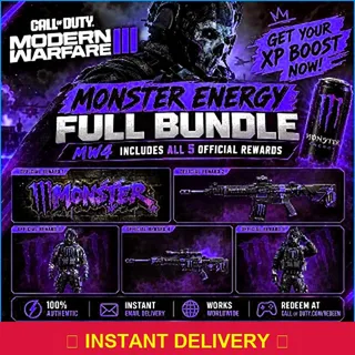 Call of Duty MW4 x Monster Energy Full Bundle