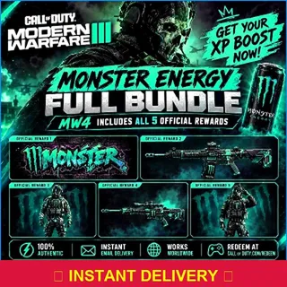 Call of Duty MW4 x Monster Energy Full Bundle