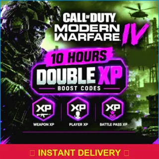 Double XP Boost - 10 Hours MW4