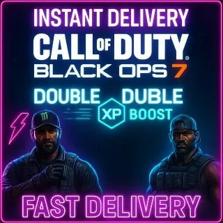 CALL OF DUTY BO7 10 HOUR DOUBLE XP