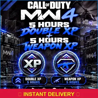 5 Hs Double XP + 5 hours Weapon Xp