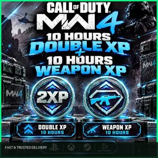 MW4 10 Hours Double XP + 10 Hours Weapon XP COD