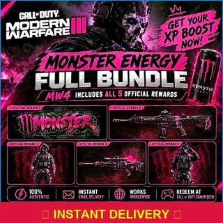 Call of Duty MW4 x Monster Energy Full Bundle