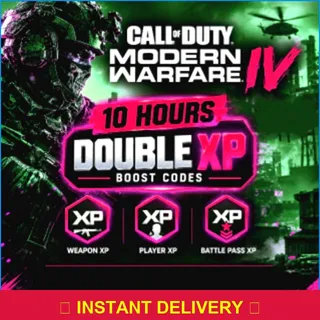 Double XP Boost - 10 Hours MW4