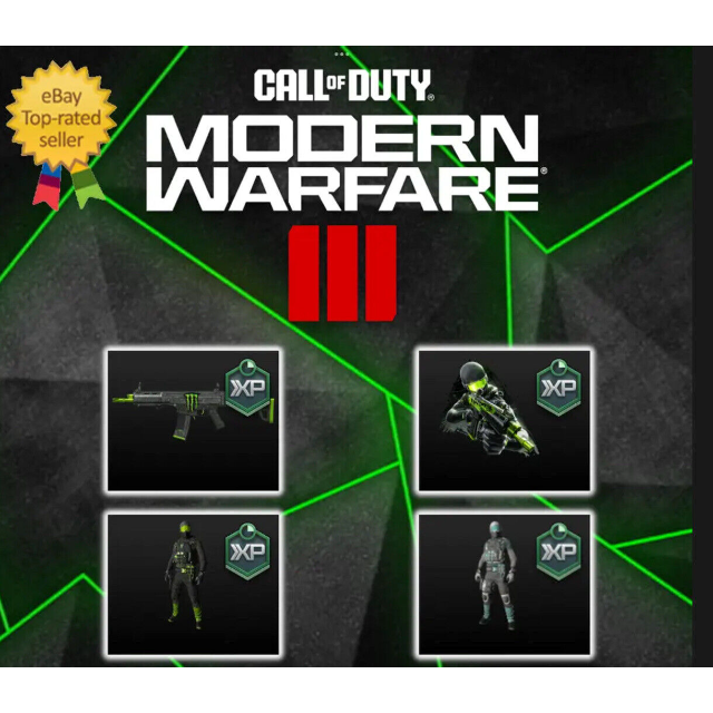 Skin Monster Energy X Call Of Duty: Cod Mw 3 (8 Codigos) - DFG