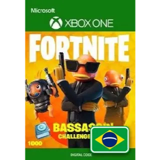 Fortnite: Bassassin Challenge Pack + 1,000 V-Bucks [Xbox Key] 🐟 [🇧🇷 Brazil] • Instant Code