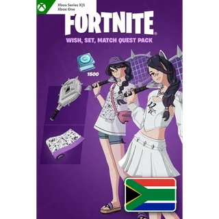 Fortnite: Wish, Set, Match Quest Pack + 1,500 V-Bucks [Xbox Key] 🎾 [🇿🇦 South Africa] • Instant Code