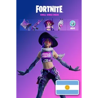 Fortnite: Chill Vibez Pack + 600 V-Bucks [Xbox Key] ❄️ [🇦🇷 Argentina] • Fast Delivery