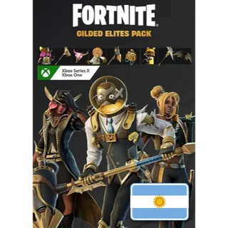 Fortnite: Gilded Elites Pack [Xbox Key] ✨ [🇦🇷 Argentina] • 3 Outfits + 6 Cosmetics • Fast Delivery