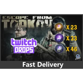 Escape from Tarkov Twitch Drops - 102/102 Chests - AUTOMATIC DELIVERY
