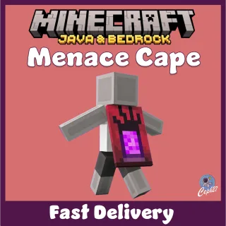 Minecraft - Menace Cape Code - Movie Promo - Bedrock&Java - All Platforms