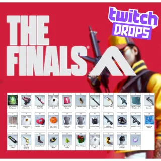 The Finals Twitch Drops - Weapons + Gadgets + Charms + More - ALL 86/86 Items