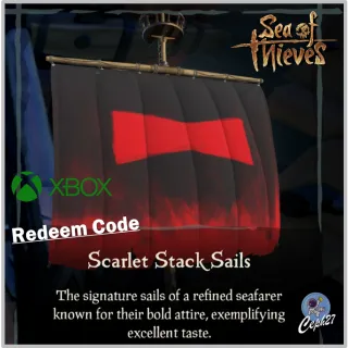 Sea of Thieves - Scarlet Stack Sails - Limited Pringles Promo - XBOX/PC Code - Global