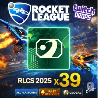 Rocket League Twitch Drops - 39 Items/Packs