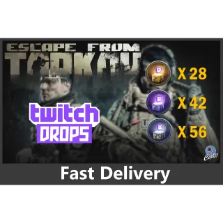 Escape from Tarkov Twitch Drops - 126/126 Chests - NEW Winter Drops