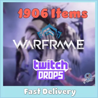 Warframe Twitch Drops - Styanax + Saryn + Savagoth + Ember + Nyx + Valkyr + 5 Shards + 30 Forma + 10k Kuva + MORE - 1906 Items