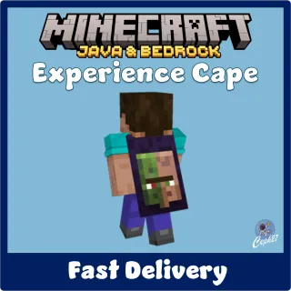 Minecraft - Experience Cape - Bedrock&Java - All Platforms
