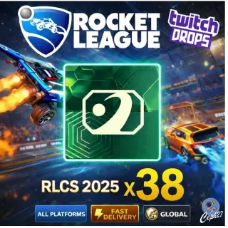Rocket League Twitch Drops - 38 Items/Packs
