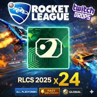 Rocket League Twitch Drops - 24 Items/Packs