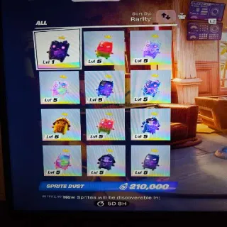 2$ For Any Sprite I Have All 109 Sprites