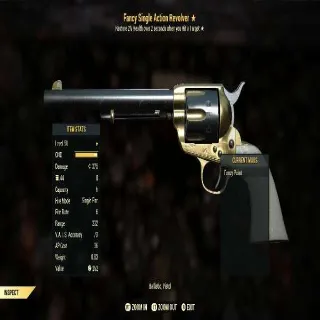 Fancy Single Action Revolver (Vampire's)