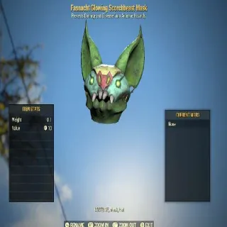 Fasnacht Glowing Scorchbeast Mask